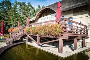 Phục vụ bữa sáng, bữa trưa, bữa tối, món ăn mang phong cách quốc tế 