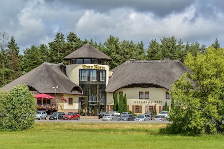 Konaklama yerinin ön cephesi