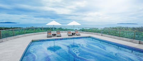 Presidentiële suite, uitzicht op zee (Up to 6 Guests) | Kameruitzicht