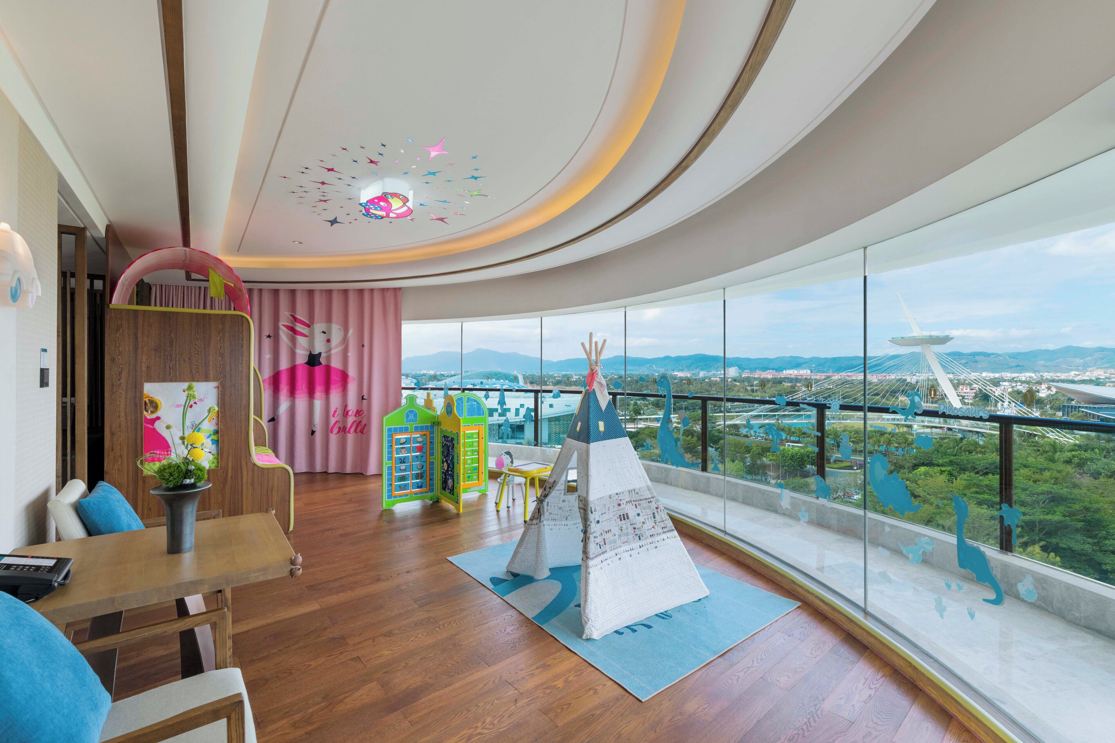 junior suite, multiple beds (kids theme) | view from room