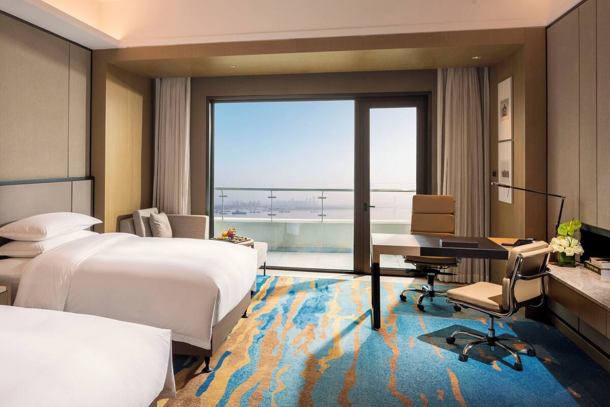 Classic-Zimmer, 2 Einzelbetten, Flussblick