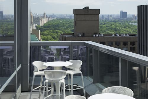 Outdoor banquet area