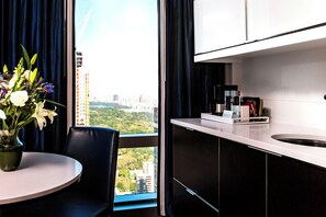 Studio, 2 Double Beds, Park View (Mobility Accessible, Tub) | In-room safe, desk, soundproofing, iron/ironing board - Residence Inn New York Manhattan/Central Park (New York)