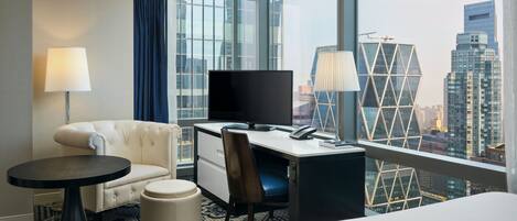 Studio, 2 Double Beds, Park View