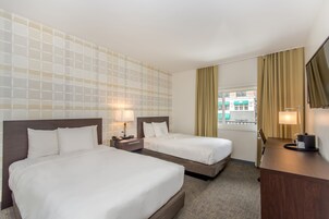 Standard Room, 2 Double Beds, Non Smoking | Pillowtop beds, in-room safe, individually furnished, desk