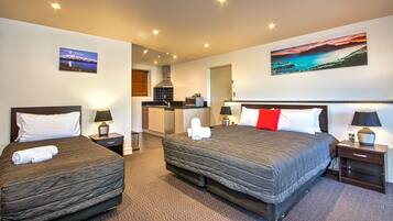 Iron/ironing board, cots/infant beds, free WiFi, bed sheets
