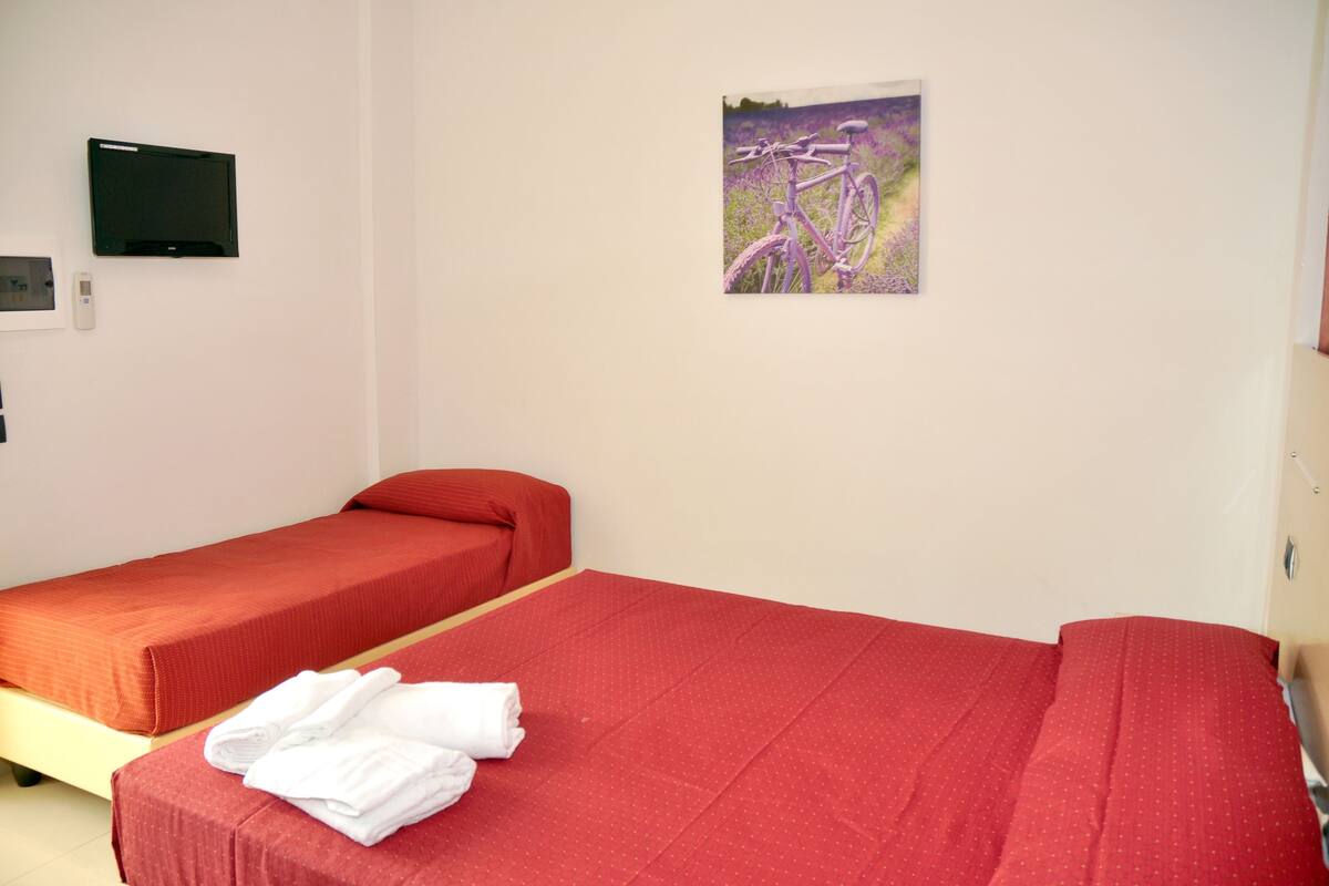 Quarto triplo, sacada