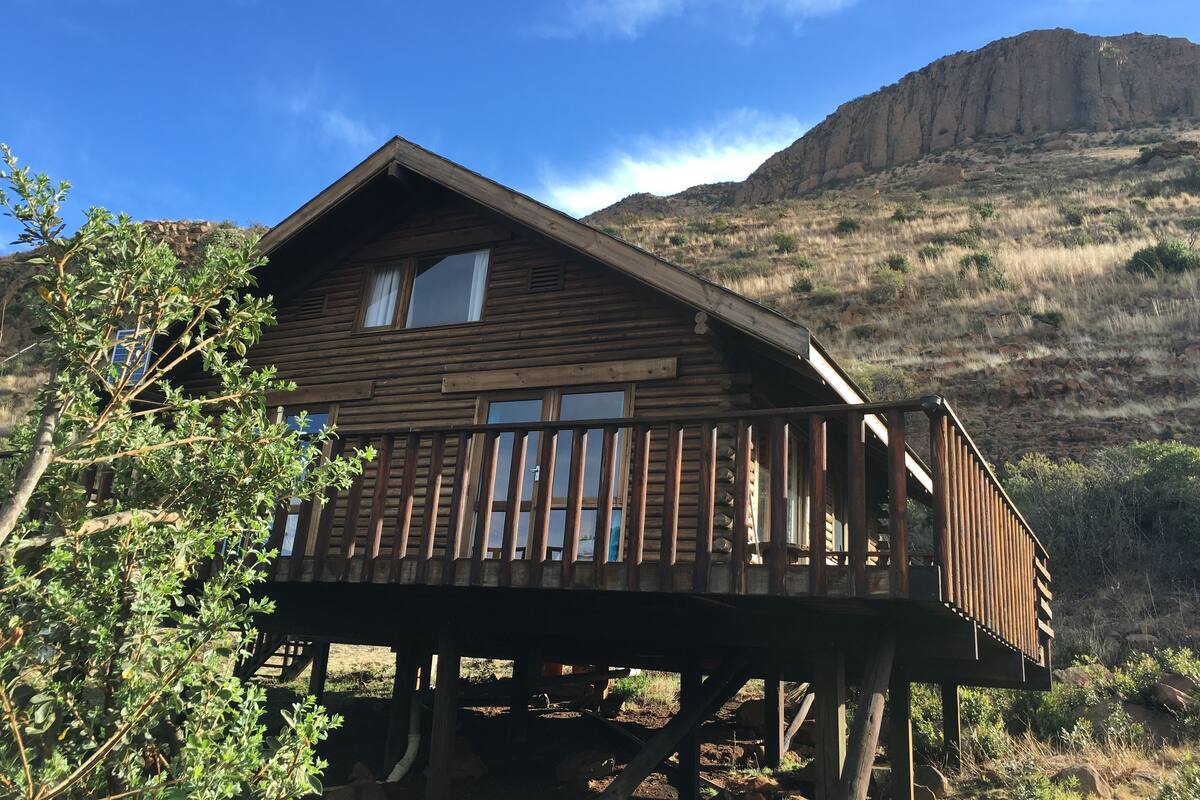 Huisje (Eco Cabins) | Balkon
