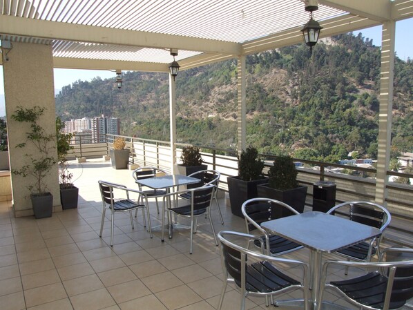 Terrace/patio - Bellavista departamento amoblado (Santiago)