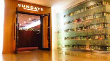 Breakfast, lunch and dinner served