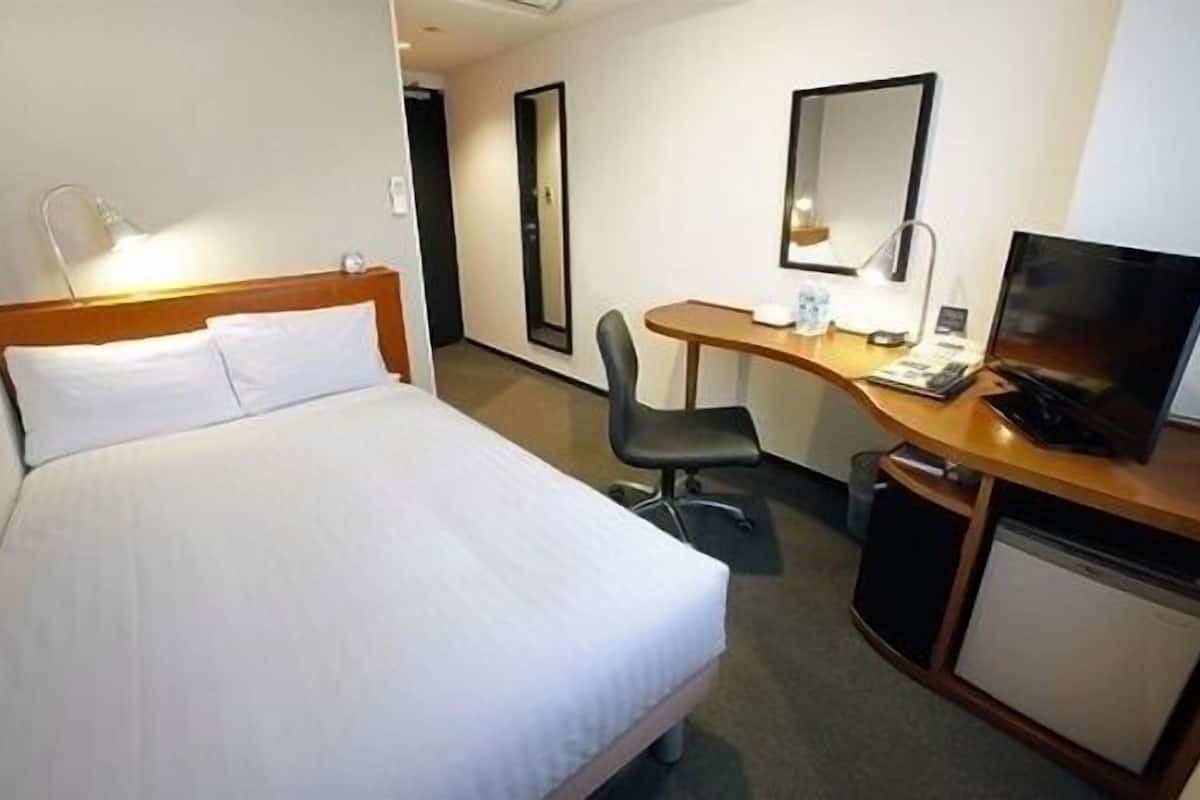 semi double room, non smoking | desk, laptop workspace, blackout curtains, iron/ironing board