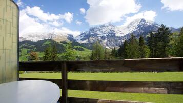 Blick von der Unterkunft