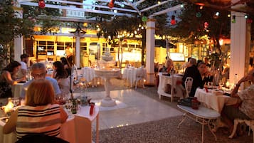 Lunch and dinner served, Mediterranean cuisine