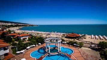 Indoor pool, outdoor pool