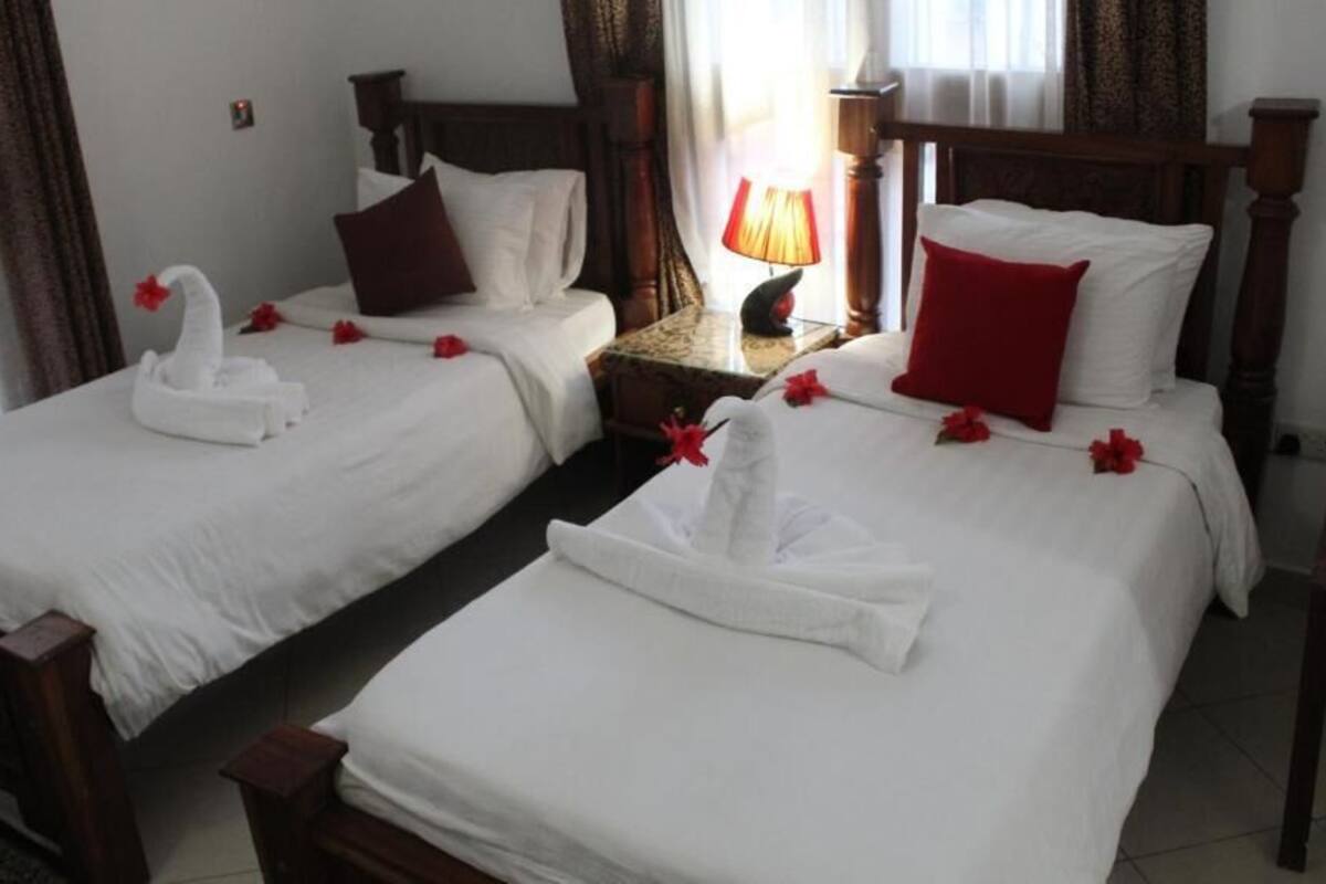 Standard-Zweibettzimmer | 1 Schlafzimmer, hochwertige Bettwaren, Betten mit Memory-Foam-Matratzen