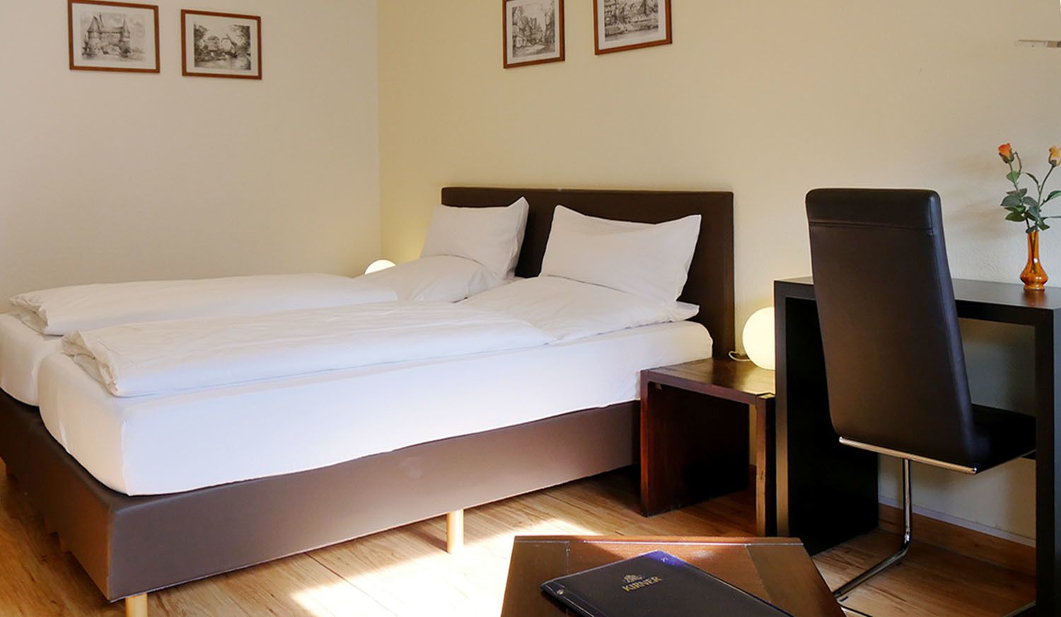 standard double room | premium bedding, in-room safe, desk, free cots/infant beds