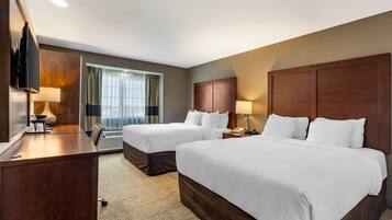 Standard Room, 2 Queen Beds, Non Smoking | Premium bedding, down comforters, in-room safe, desk