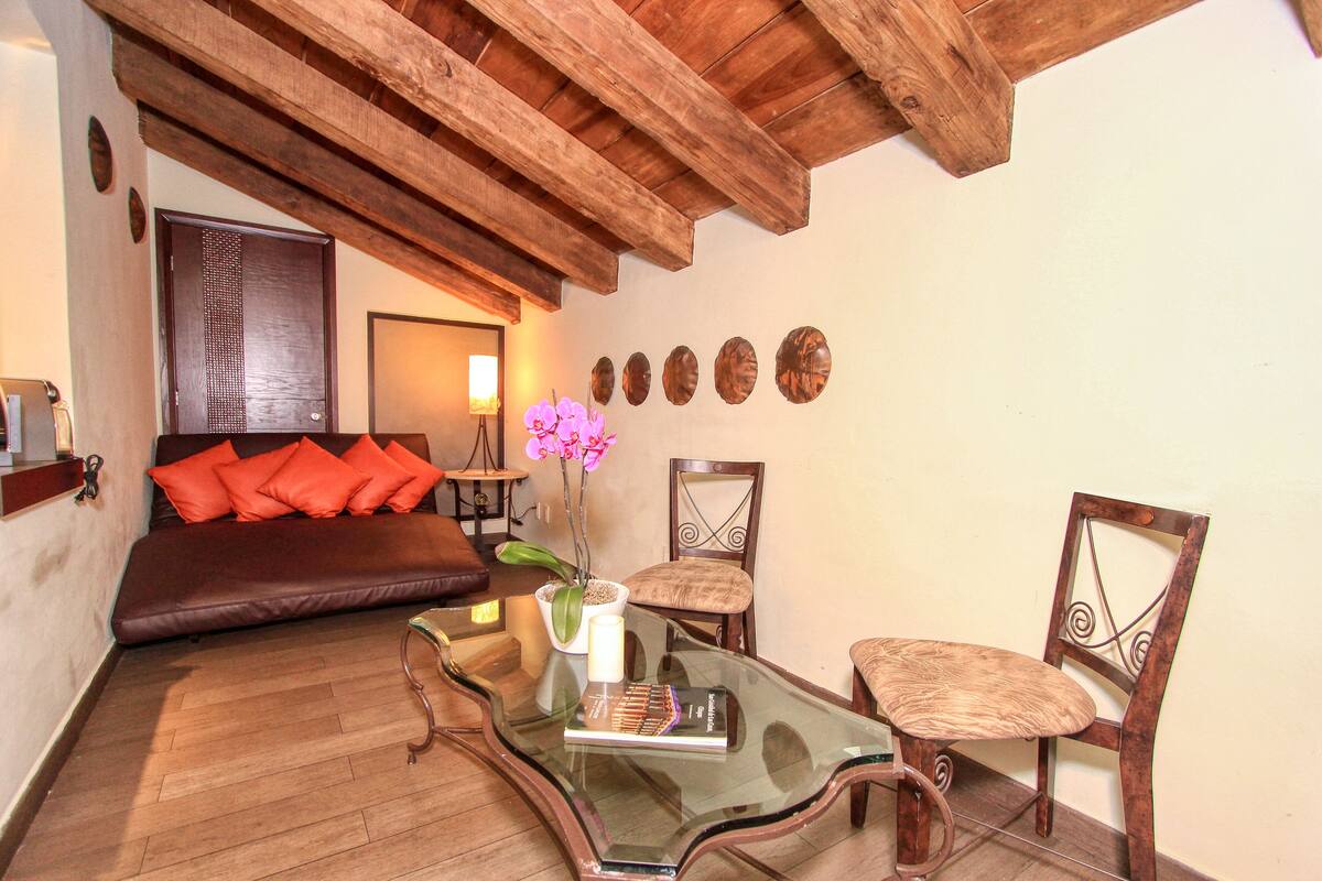 family room, 1 king bed with sofa bed, terrace | extra beds