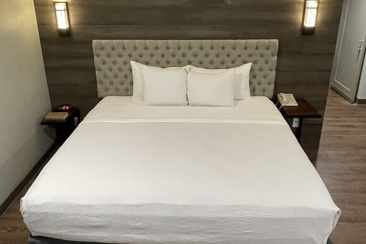 Premium Studio Suite, 1 Katil Raja (King) dengan Katil Sofa | 1 bilik tidur, ruang kerja komputer riba, langsir/tirai gelap terus
