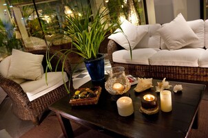 Sala de estar en el lobby