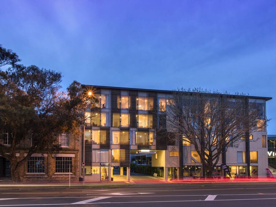 Front of property – evening/night