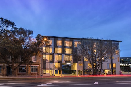 Front of property – evening/night. Quest on Beaumont