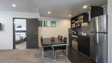 Apartment, 2 Bedrooms | Private kitchen | Microwave, coffee/tea maker, electric kettle