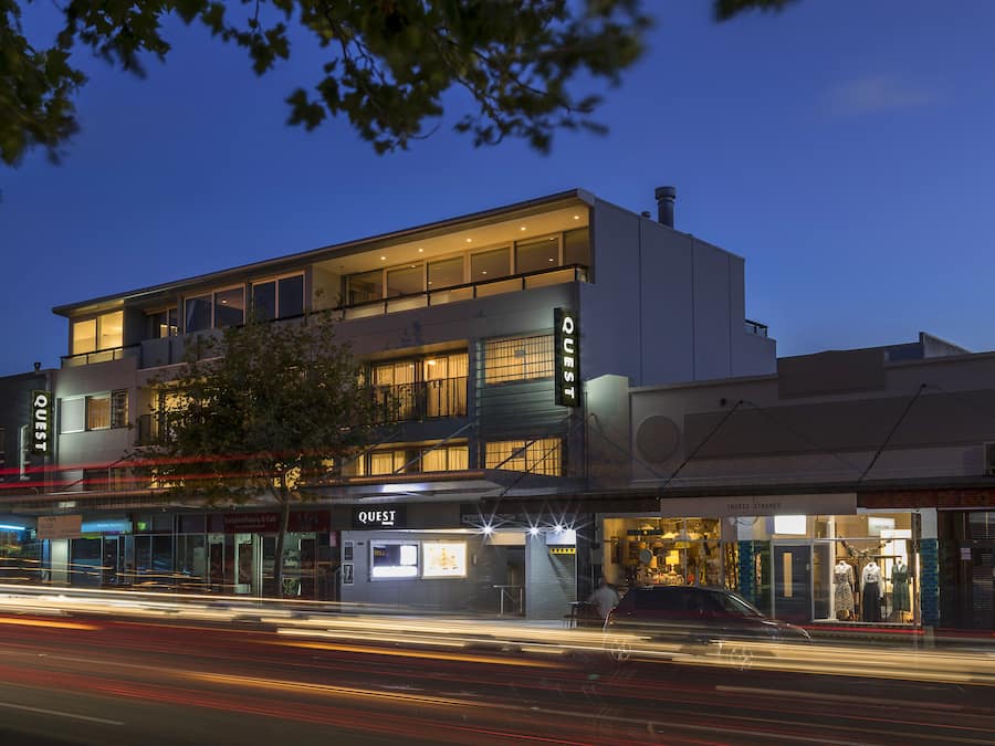 Front of property - evening/night