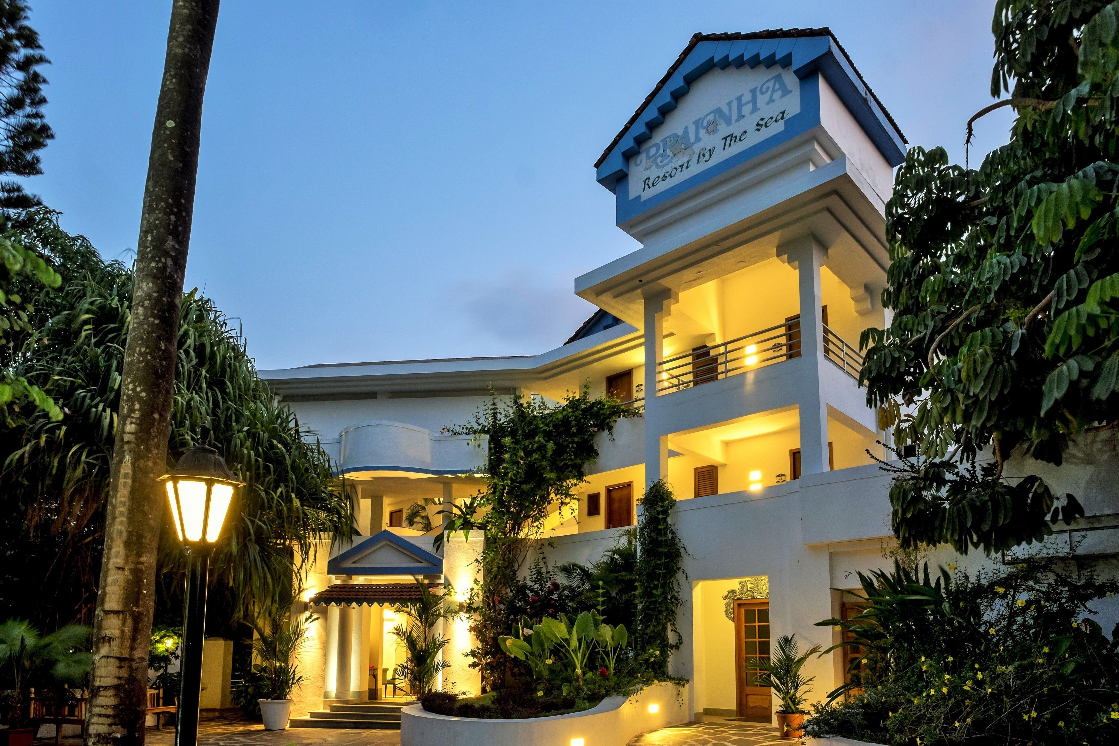 front of property – evening/night