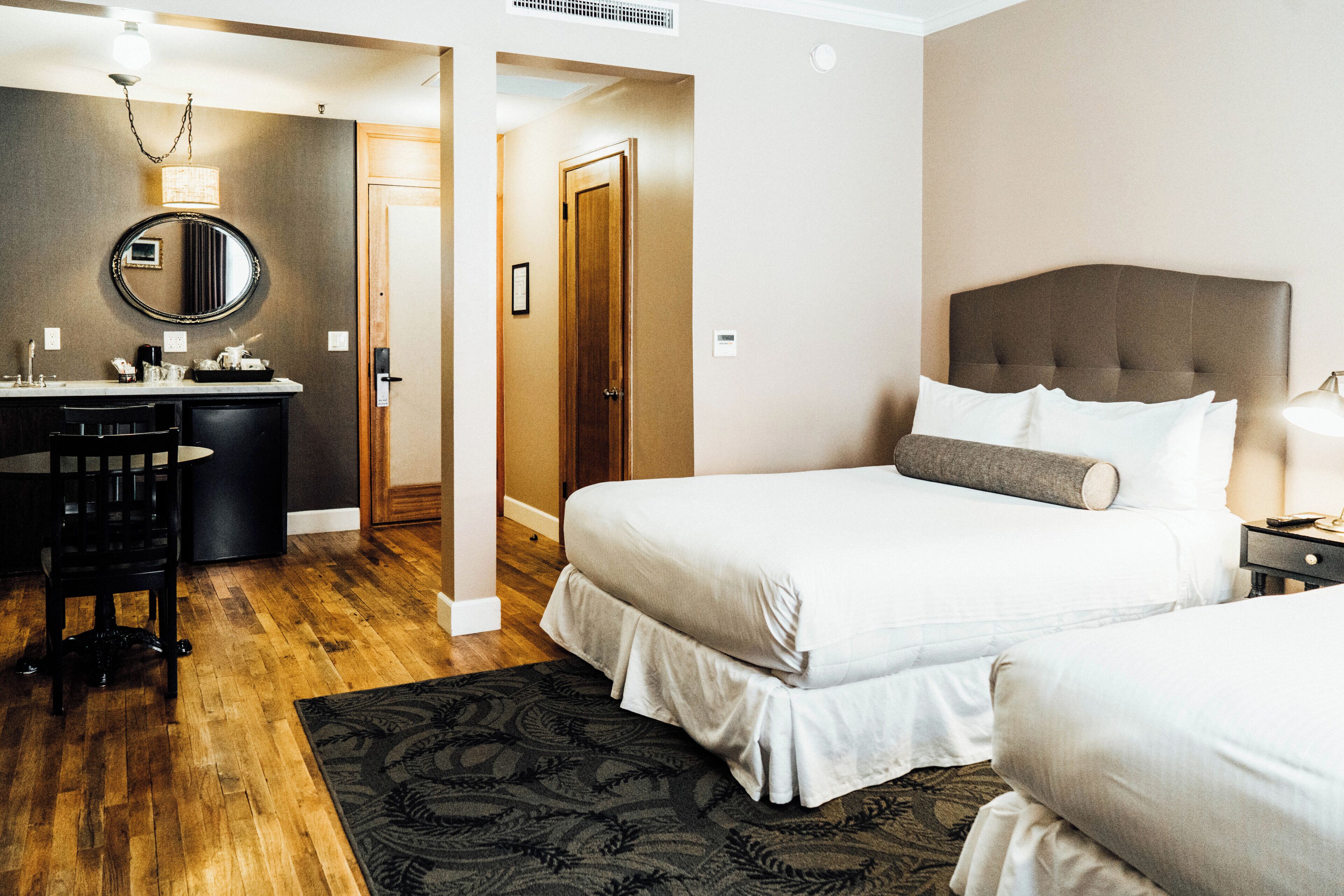 room, 2 double beds | premium bedding, pillow-top beds, blackout curtains, iron/ironing board