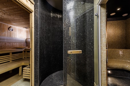 Sauna, Turkish bath, body treatments, hydrotherapy, hot stone massages