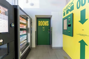 Quiosque de check-in/check-out