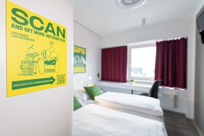 Chambre Double | Literie hypoallergénique, bureau, chambres insonorisées, Wi-Fi gratuit