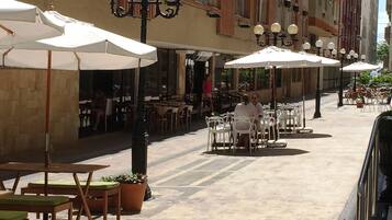 Overnatningsstedets indgangsparti