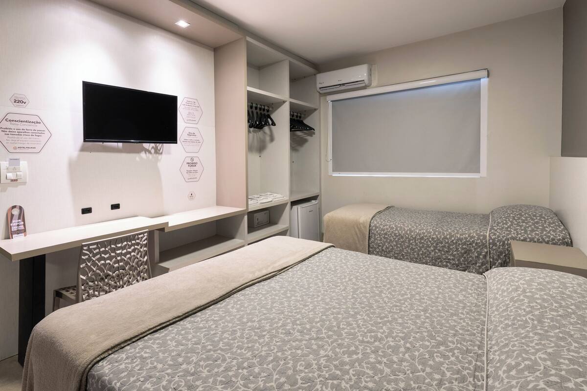Quarto Triplo Standard - 3 Camas de Solteiro Ou 1 Cama de Casal e 1 Cama de Solteiro