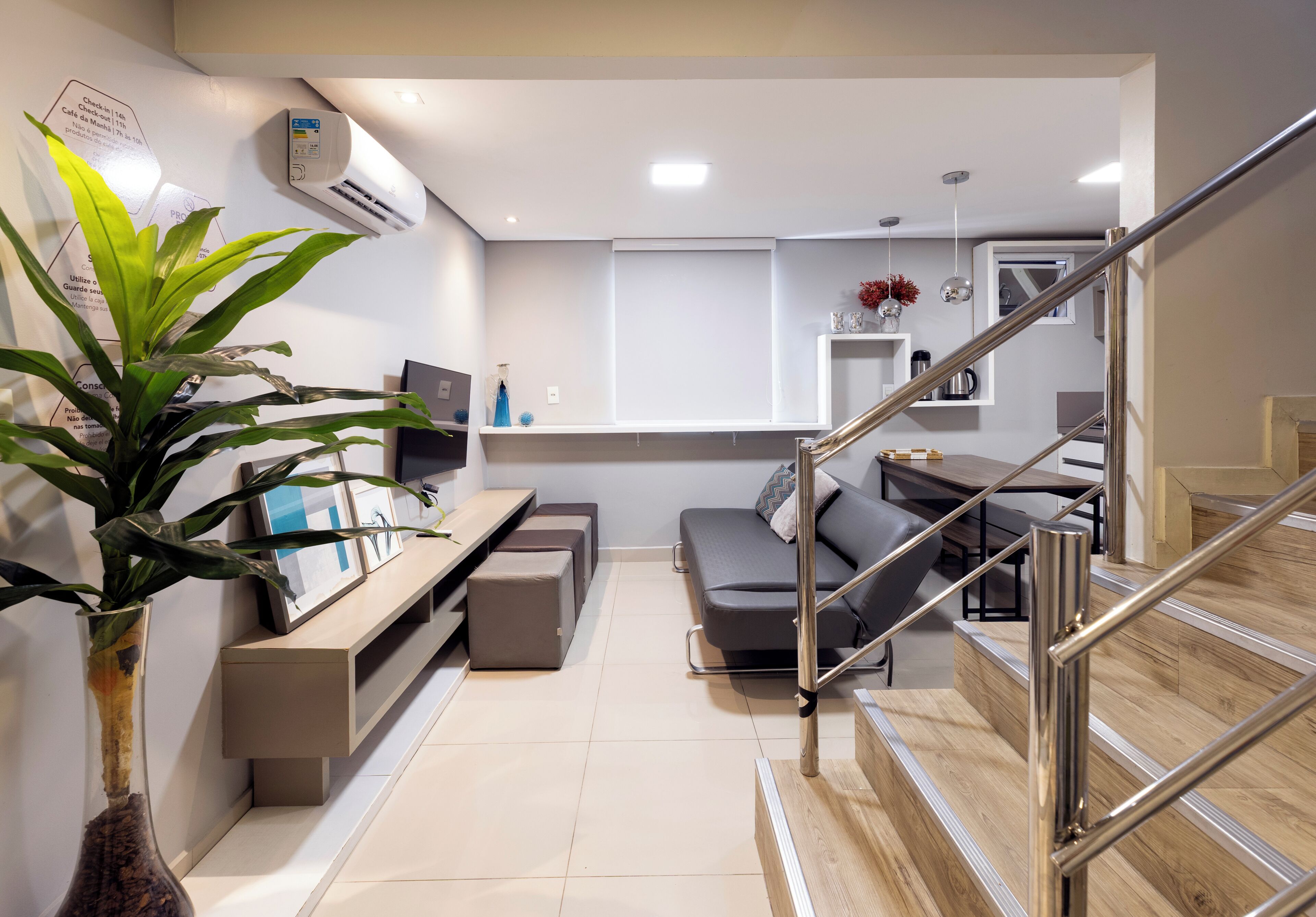 Family Duplex, 3 Bedrooms | Living room | 32-inch LCD TV with cable channels