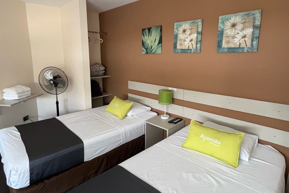 Kamar Twin Standar | Seprai antialergi, Wi-Fi gratis, dan seprai linen