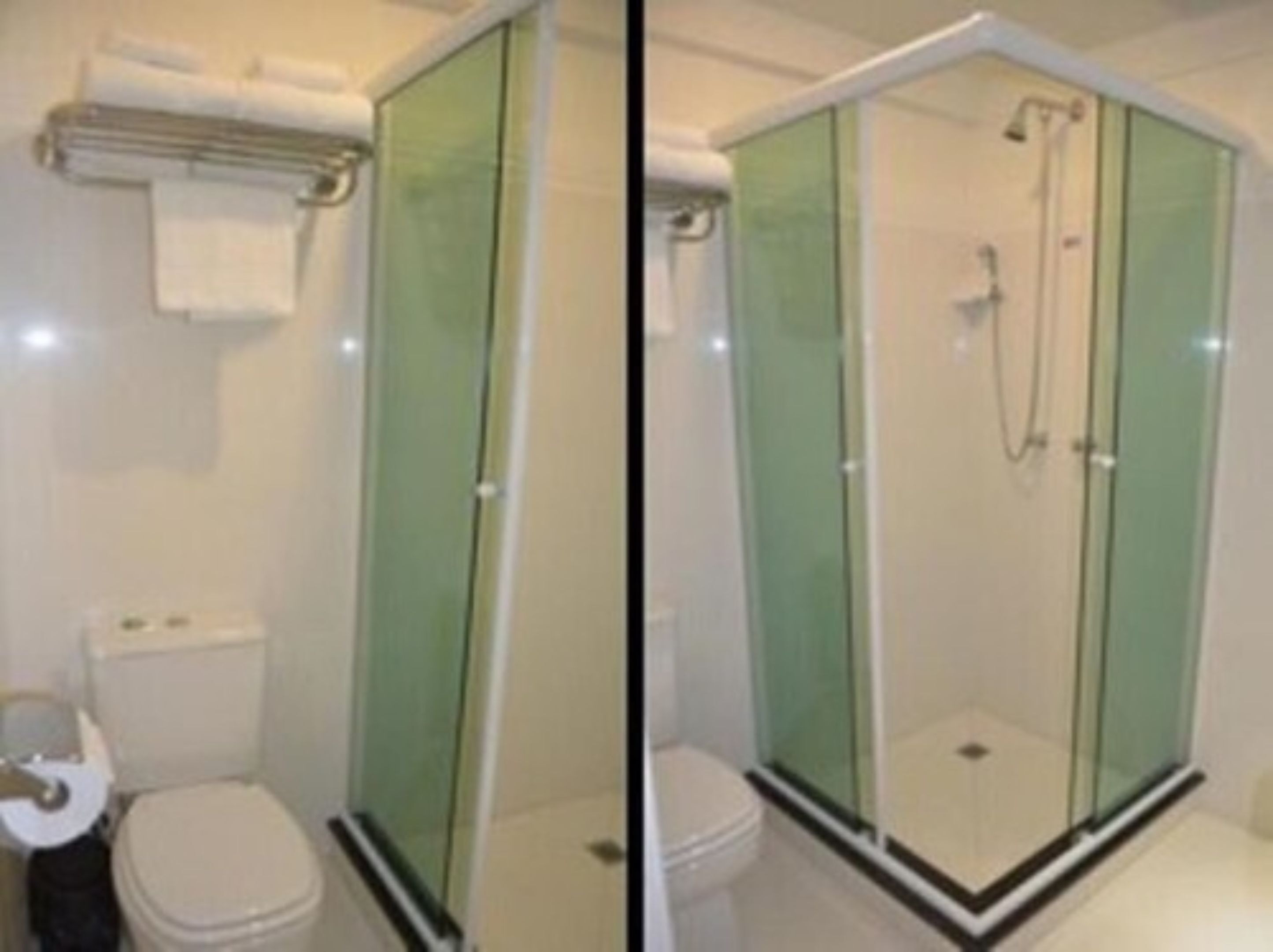 deluxe room | bathroom | shower, free toiletries, hair dryer, bathrobes