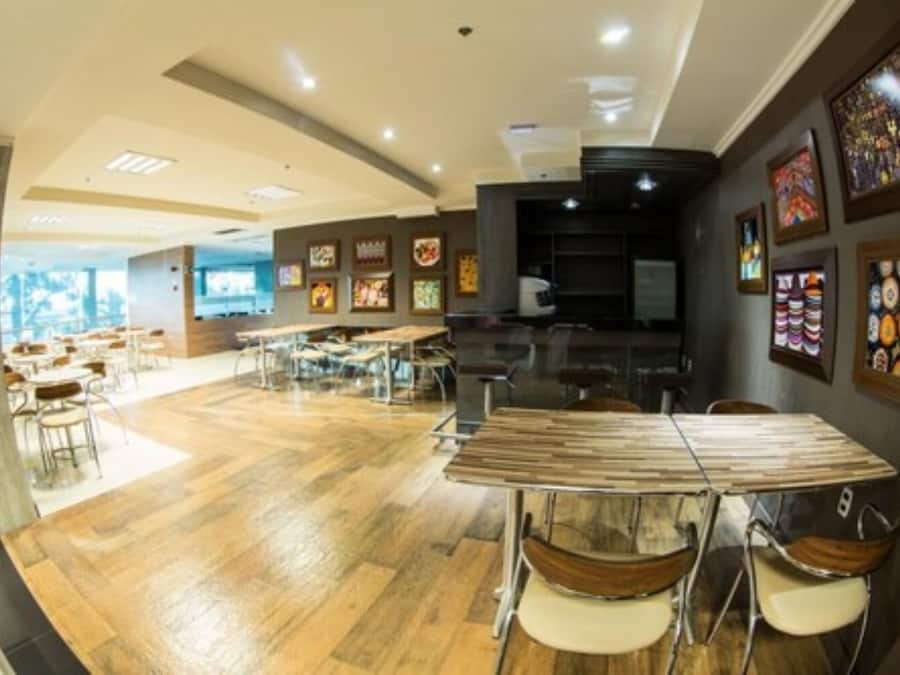 Breakfast, lunch, dinner served; Brazilian cuisine