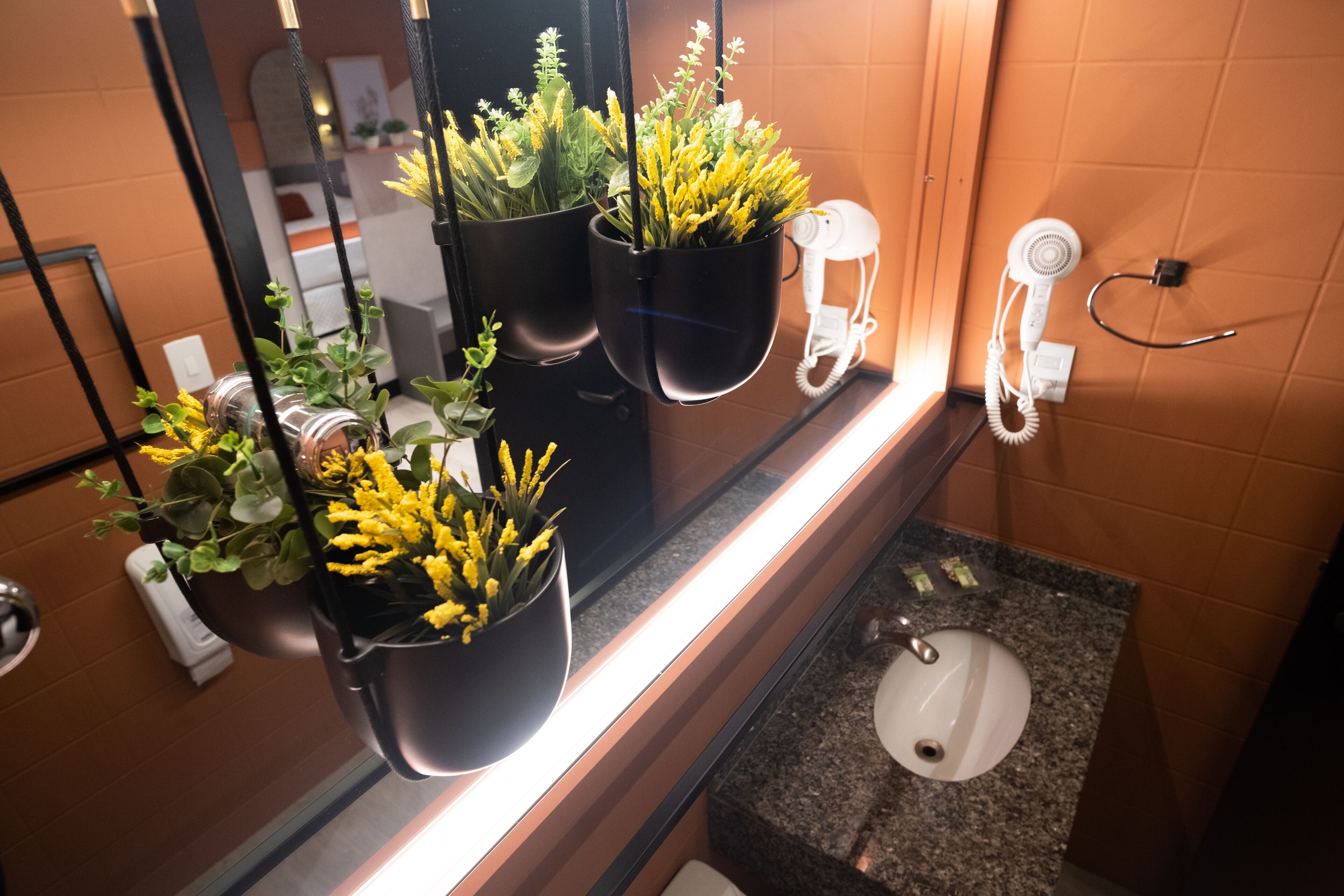 luxury room | bathroom | shower, free toiletries, hair dryer, towels