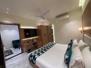 Familiekamer | 5 slaapkamers, lakens van Egyptisch katoen, luxe beddengoed