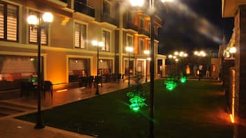 Front of property – evening/night