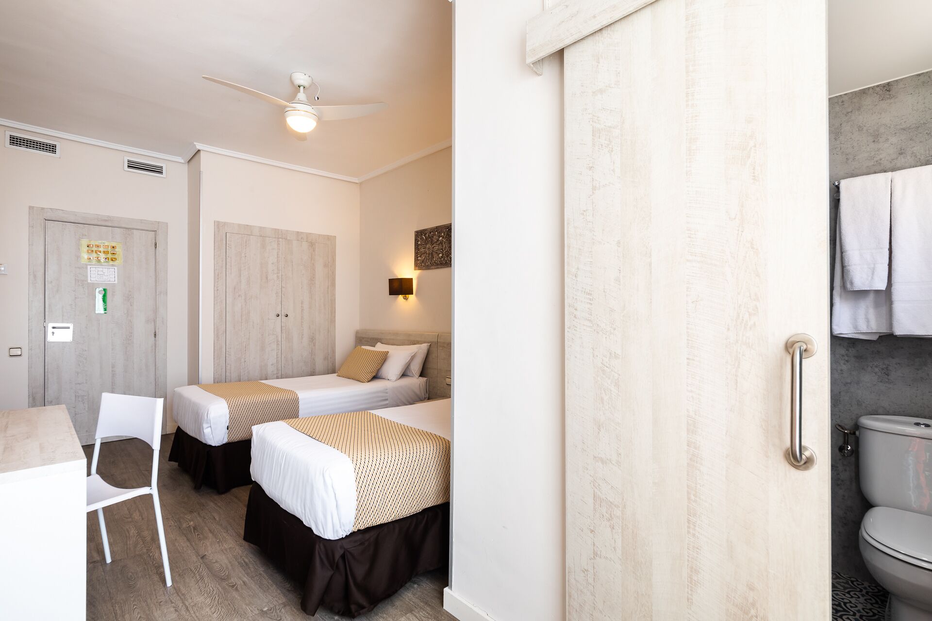 double room | 1 bedroom, in-room safe, desk, blackout curtains