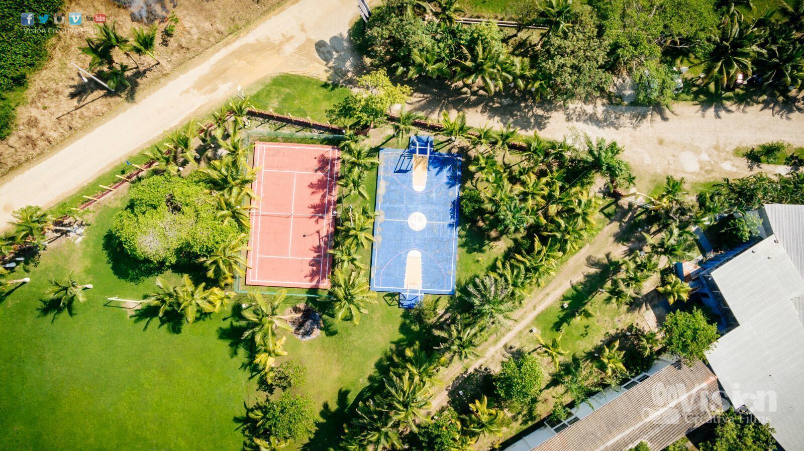Terrain de basketball