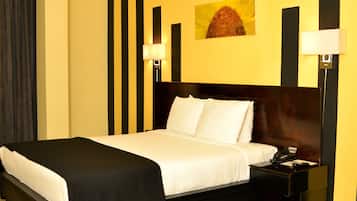 In-room safe, desk, blackout drapes, iron/ironing board