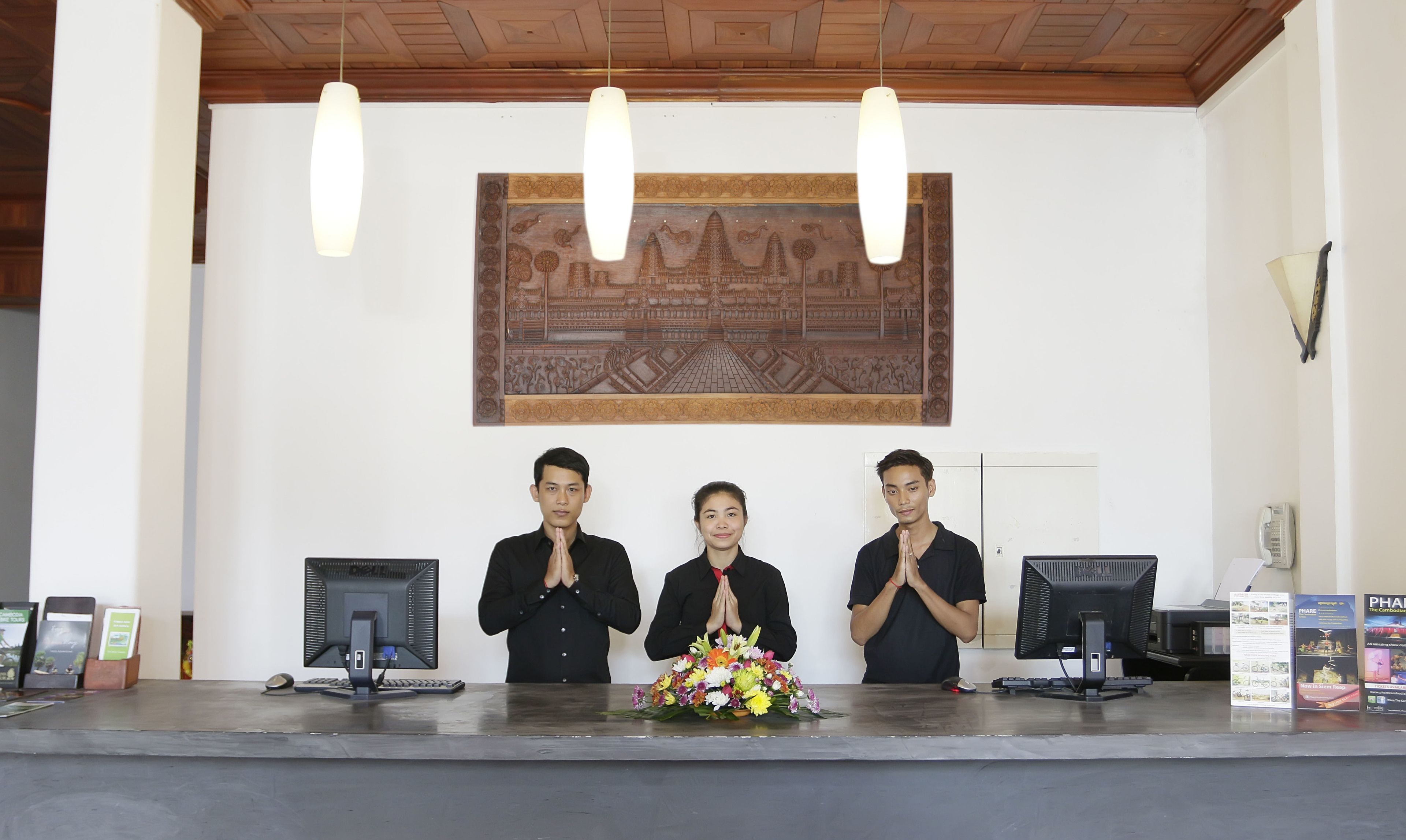 check-in/check-out kiosk