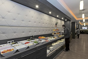 Daily buffet breakfast (EUR 15 per person)