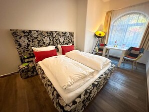 Classic Double Room | Hypo-allergenic bedding, in-room safe, individually furnished, desk