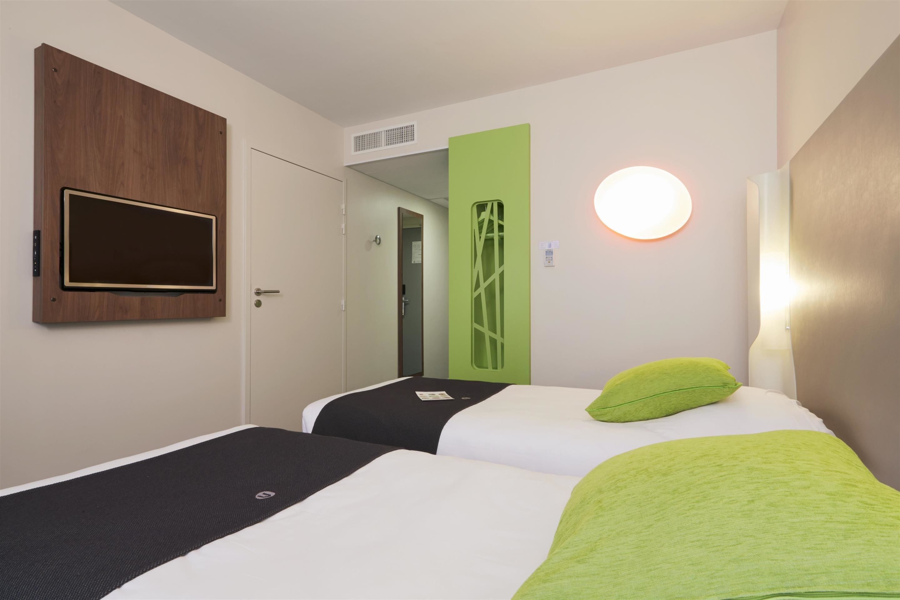 next generation, room, 2 single beds | premium bedding, desk, soundproofing, free cots/infant beds