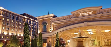 Majoituspaikan sisäänkäynti